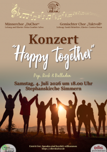 Plakat: Konzert "Happy Together"